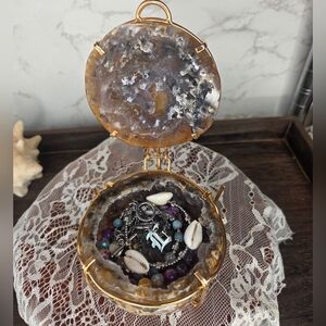 Druzy Agate Jewelry Box FREE SHIPPING